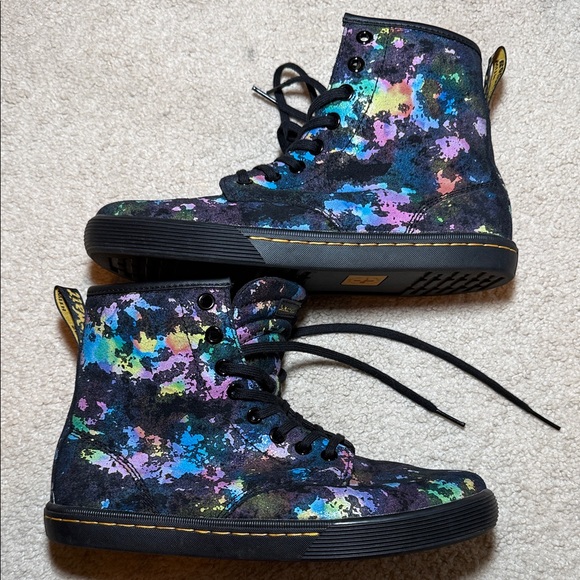 Dr. Martens Multicolor Women's Combat Boots - Picture 8 of 11